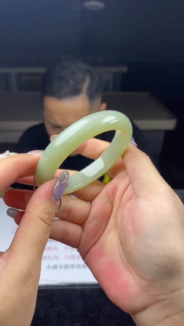和田玉手镯未镶嵌手镯-SZ640