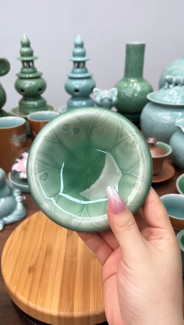 特价福利 微瑕 慧仙青瓷