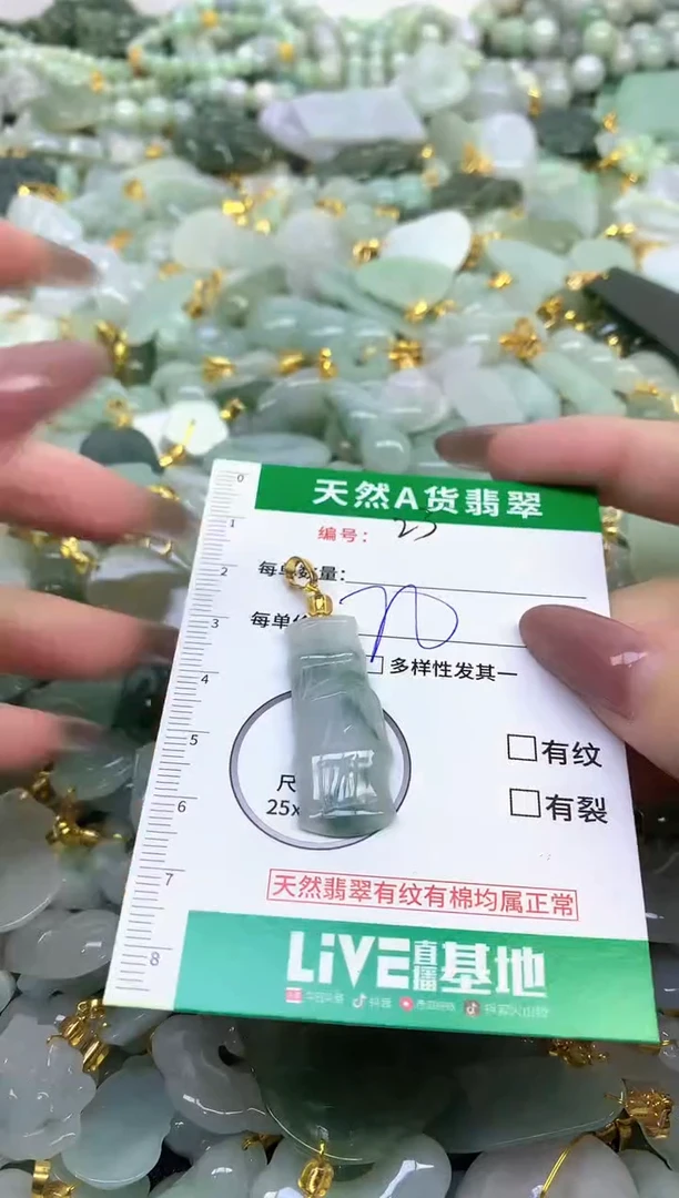 颈饰未镶嵌翡翠天然缅甸A货翡翠