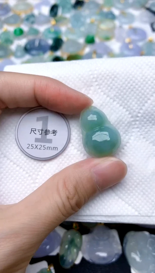 颈饰未镶嵌翡翠天然A货翡翠