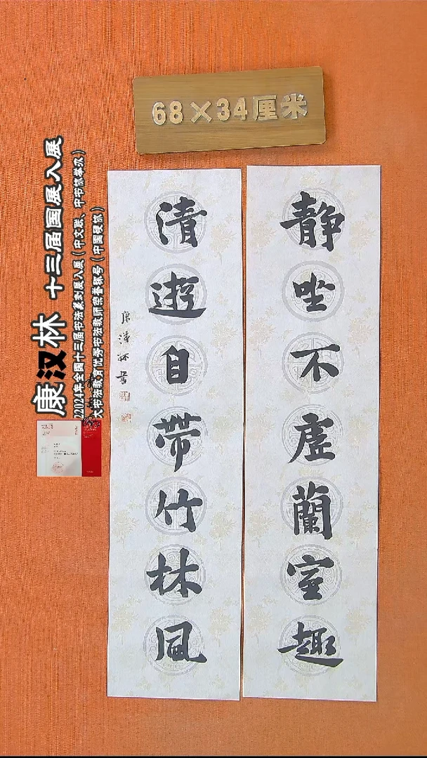 【闪购商品】书法105康汉林书法作品