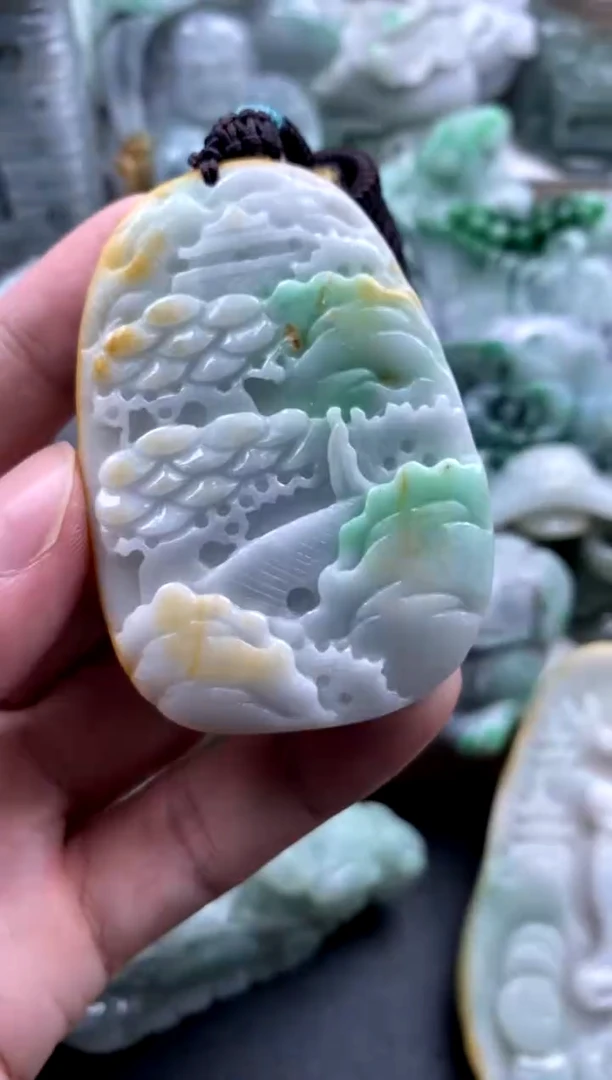 吊坠(不含链)未镶嵌翡翠1