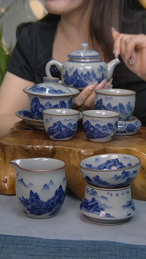 简装家用款8件套 陶瓷家用茶具系列