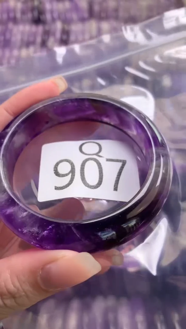 水晶珠宝半成品未镶嵌水晶手镯907-52