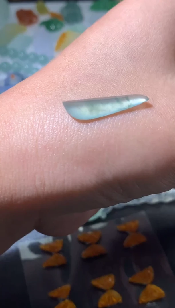 未镶嵌定制翡翠毛货 23*5.7*3.9