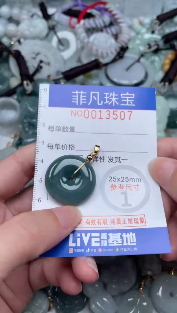 颈饰未镶嵌翡翠13507