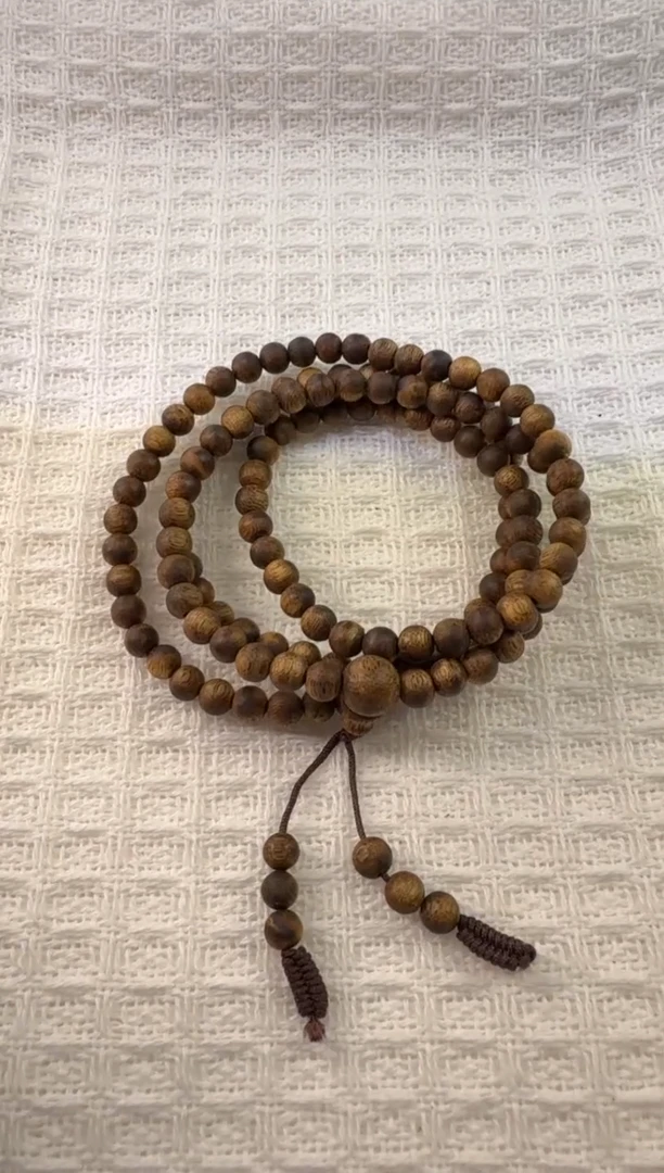 沉香手串手串沉香奇楠沉香圆珠多圈5mm8克多样性发一