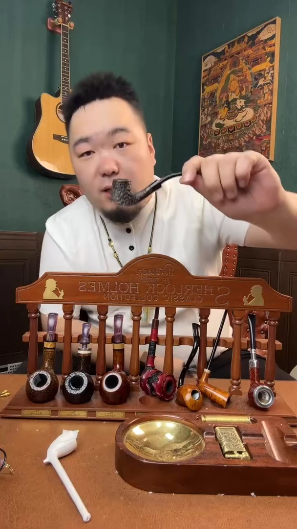 石楠木木雕款意大利进口石楠木烟斗