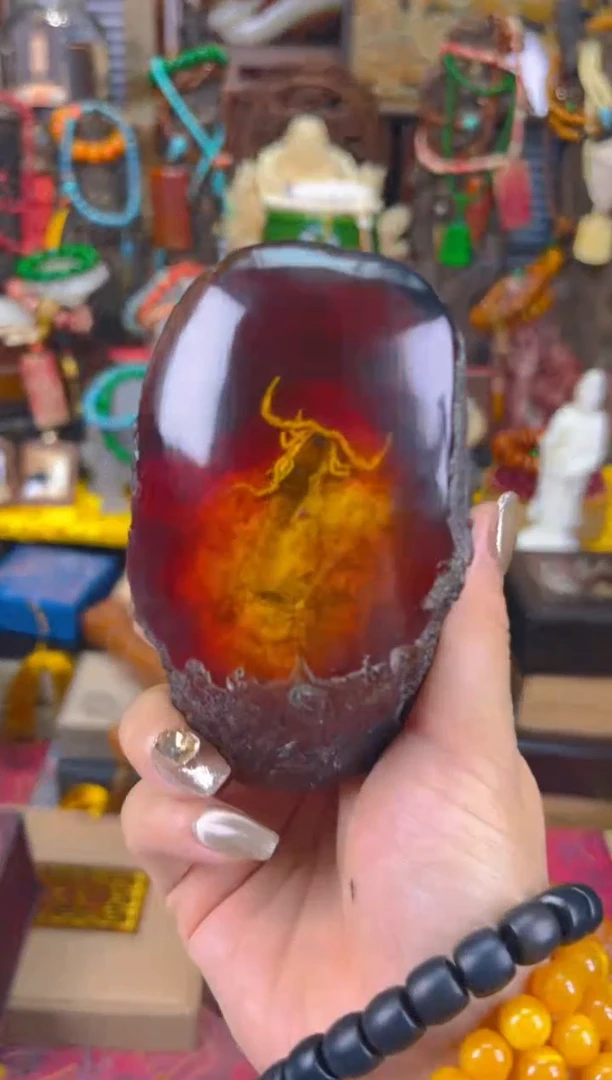 未镶嵌琥珀裸石天然