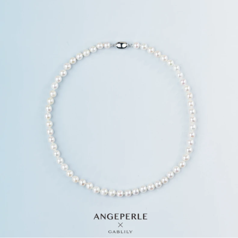 天使之泪淡水无核珍珠仙女项链6.3-7.3mm经典百搭款【潘姐姐】