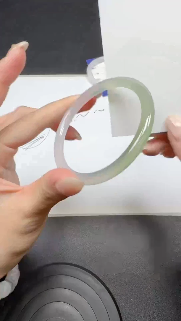 未镶嵌手镯石英质玉0100-微瑕-56