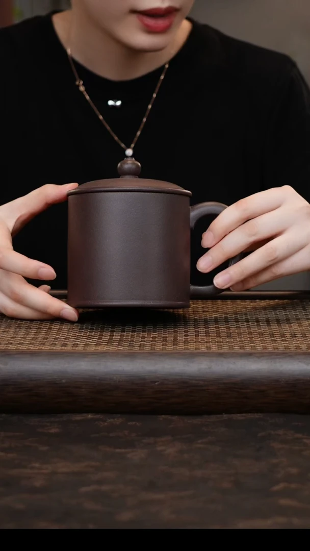 茶杯紫砂天青紫气暇