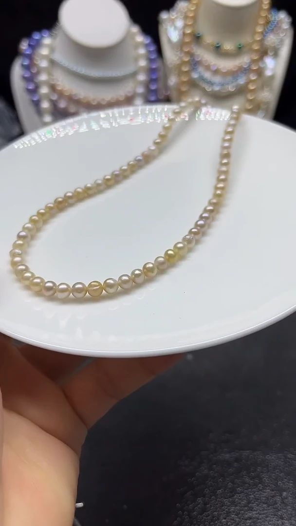 颈饰未镶嵌淡水珍珠多人