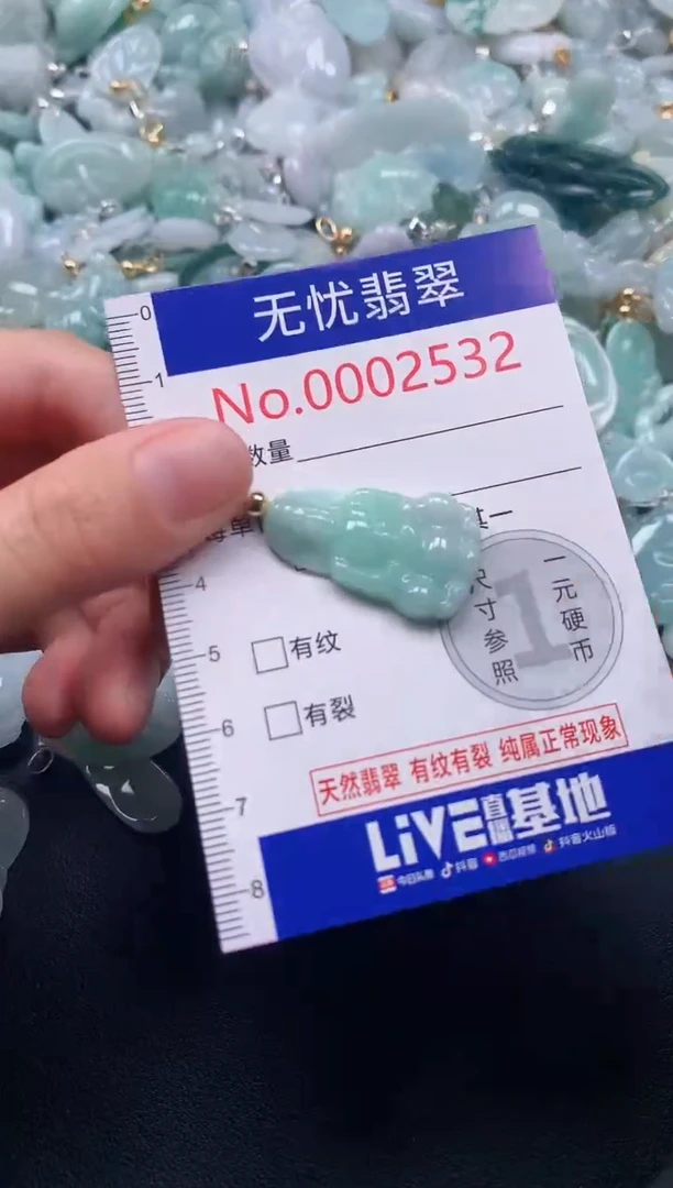 吊坠(不含链)未镶嵌翡翠2532