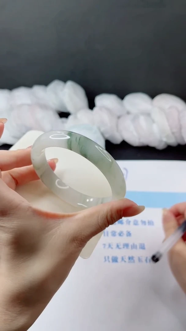 未镶嵌手镯石英质玉多样性发货V110-64
