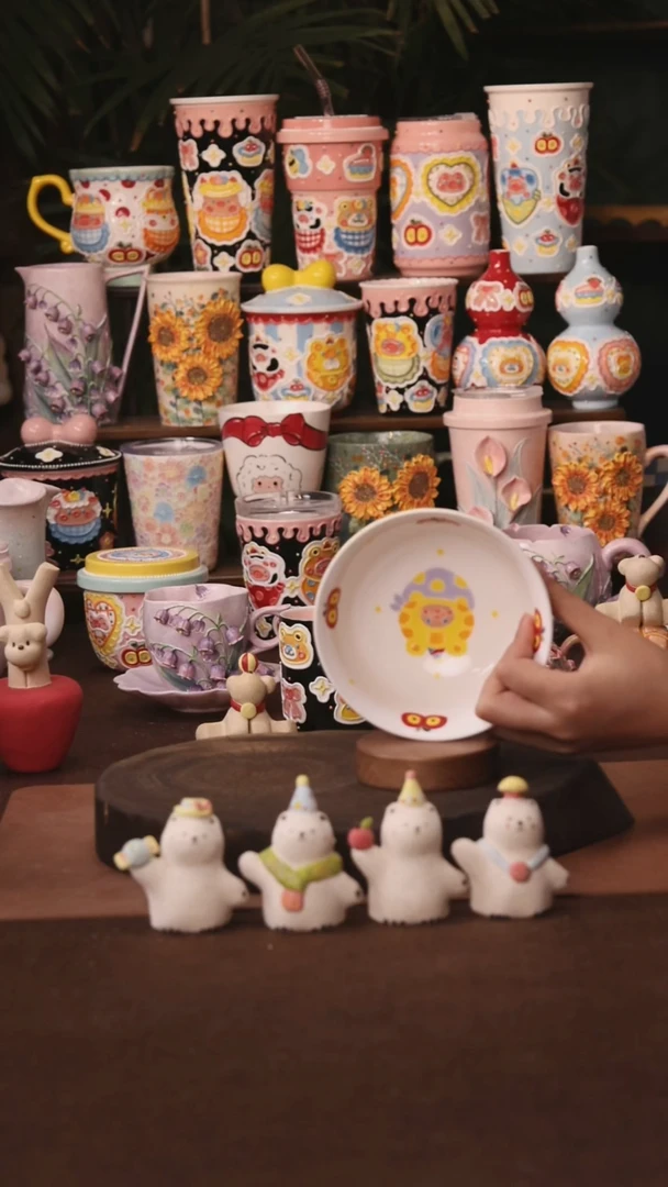 摆件景德镇原创手作陶瓷