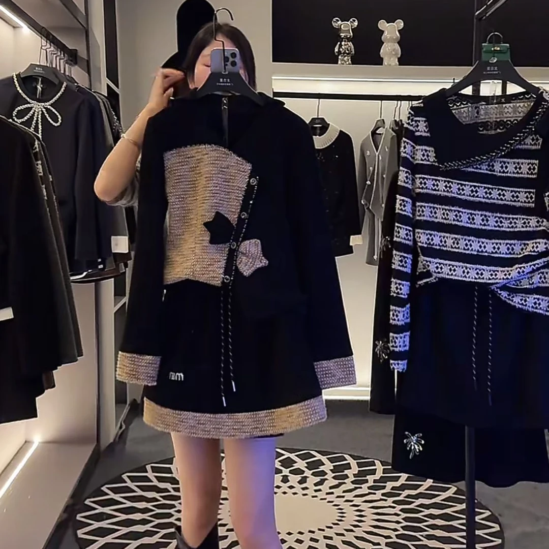 【宠粉价】（加绒版）秋冬时尚新品长袖休闲重工卫衣套装两件套TZ-751