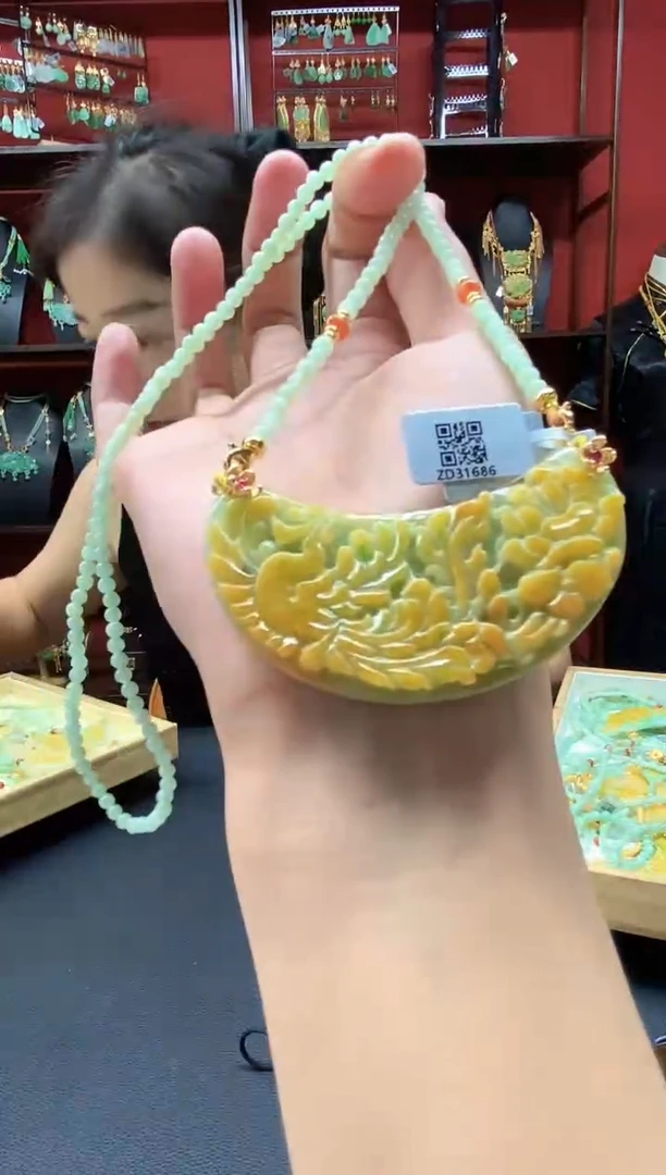 颈饰未镶嵌翡翠翡翠吊坠