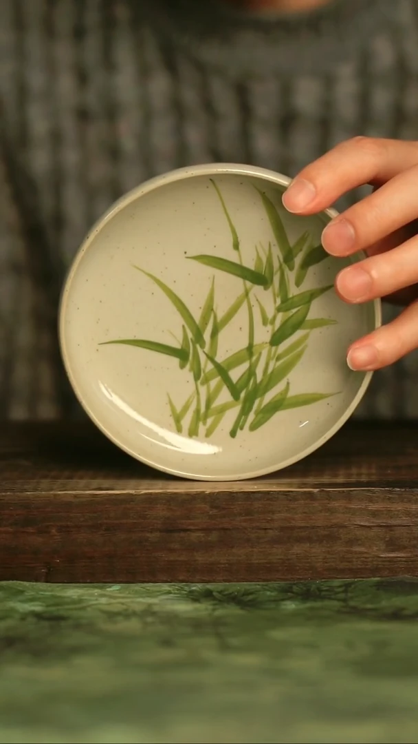 手工手绘瓷器青诗集手工手绘瓷器