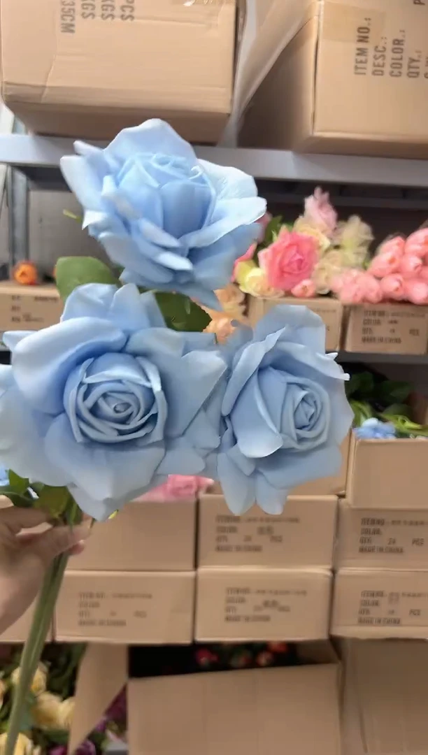 3枝蓝色手感保湿水晶