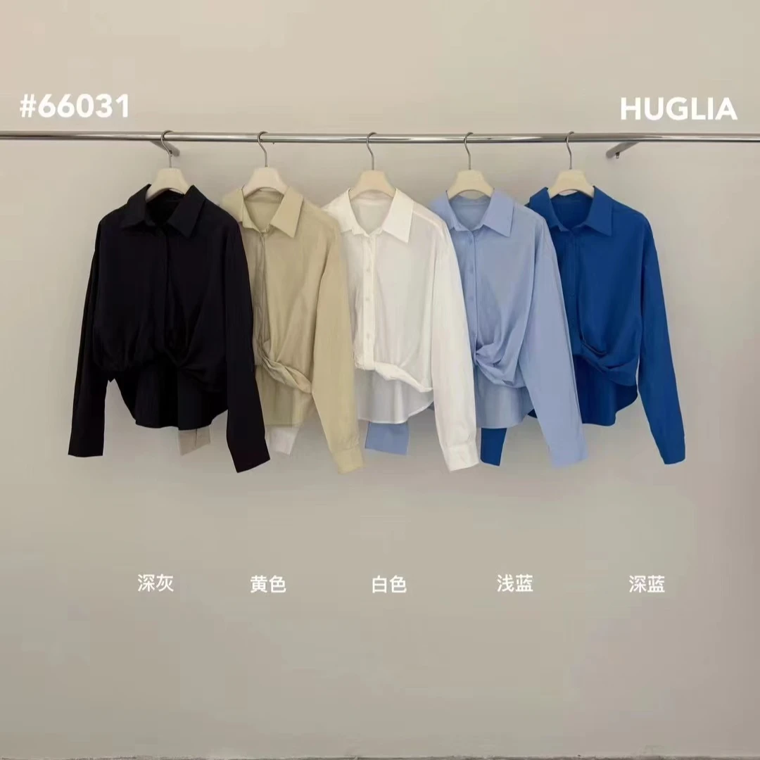 UN女装 春季新款长袖衬衫66031