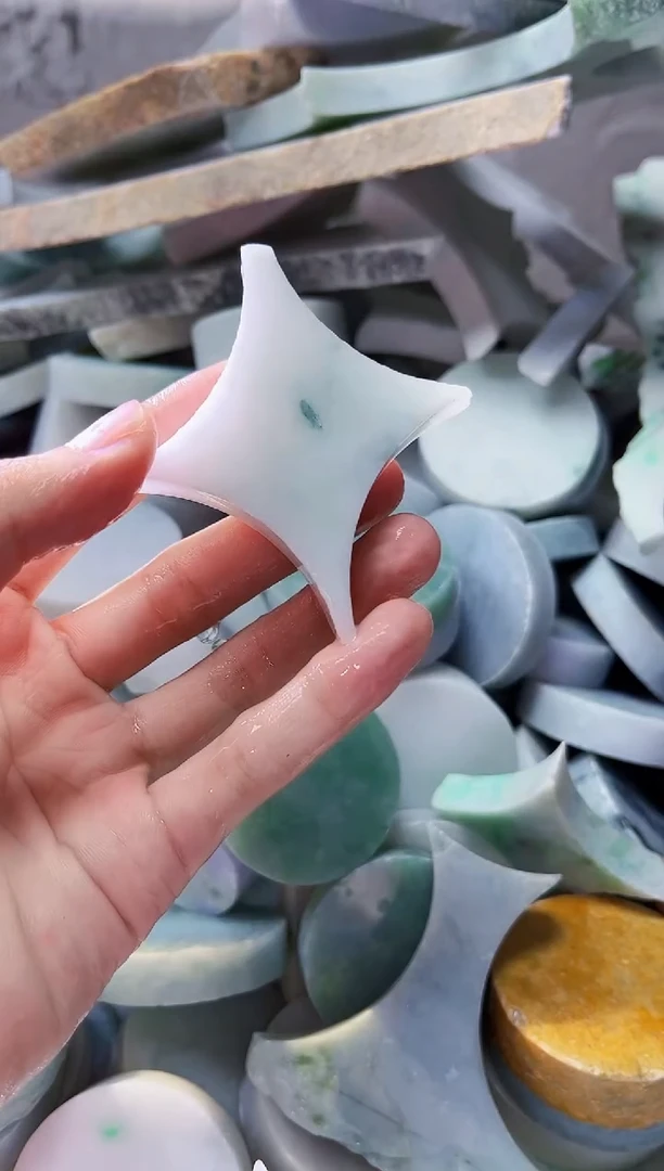 裸石翡翠翡翠a货正品玉石陈350