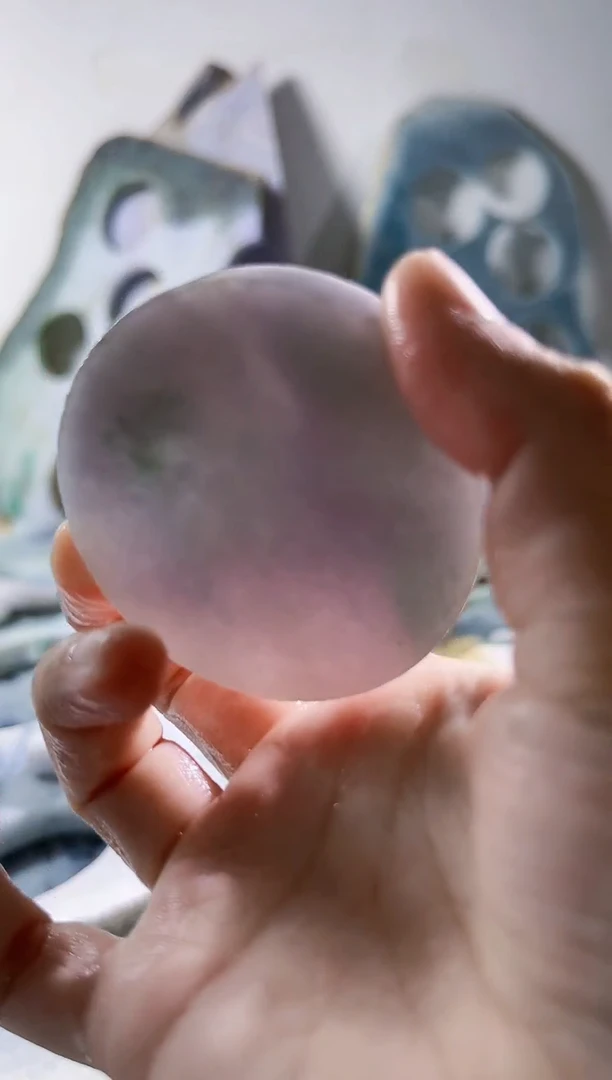 翡翠裸石缅甸翡翠A货柠6957