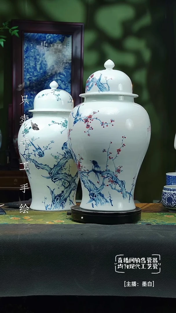 陶看****头景德镇手工手绘陶瓷