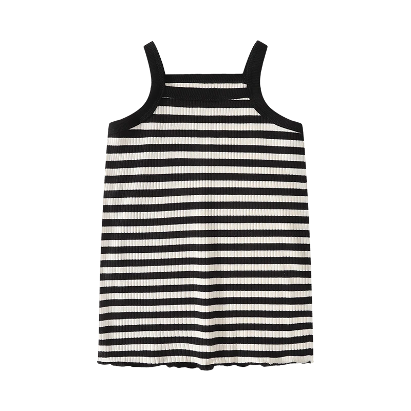 【优慕丝坑条吊带裙 小乐妈咪】婴儿1连体衣服夏装