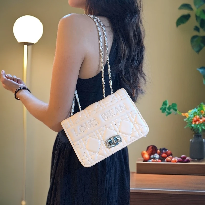 【新款上市】2025年新款路易彼岸单肩包拉链斜挎包百搭3138