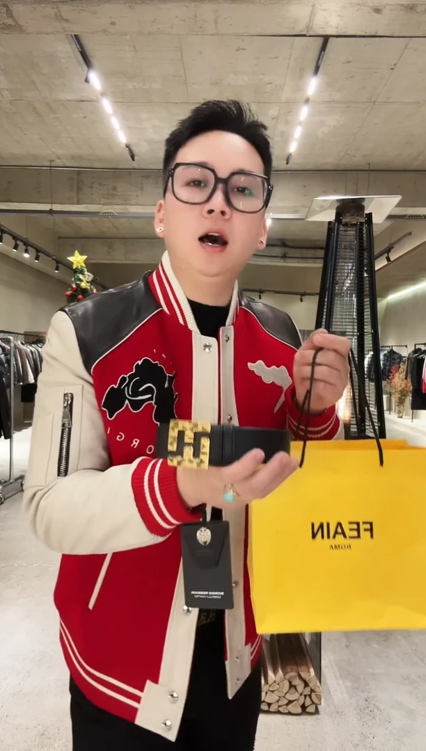 32-33男士真皮皮带（金色）