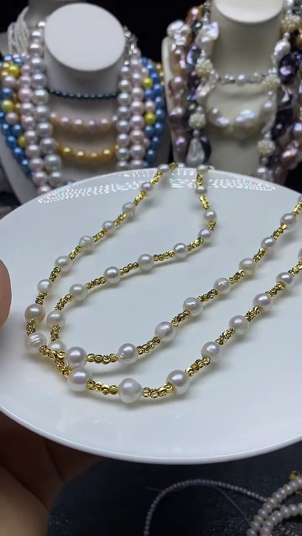颈饰未镶嵌淡水珍珠多人多人