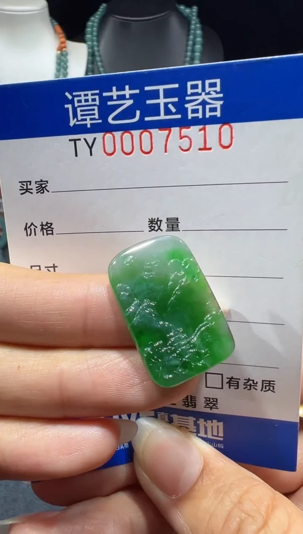 未镶嵌挂件翡翠一7510