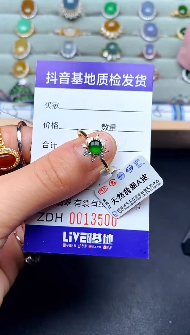 【闪购商品】翡翠戒指银S925镶嵌...........