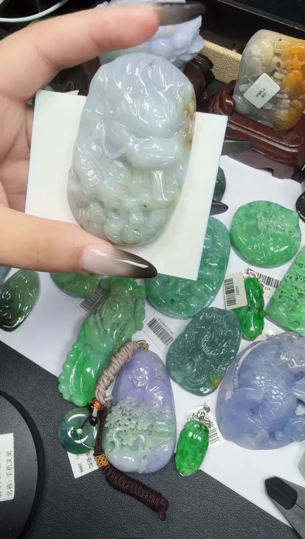 未镶嵌挂件翡翠天然a货翡翠123