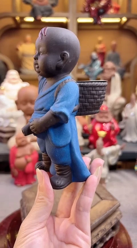 紫砂茶宠器闵茶宠摆件