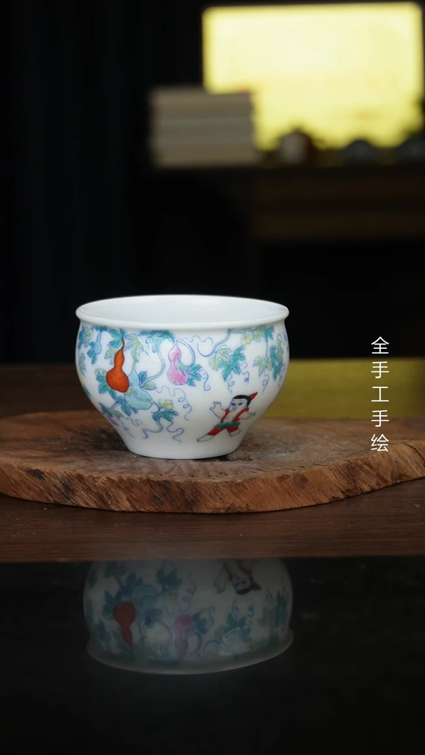 杯景德镇手工手绘陶瓷
