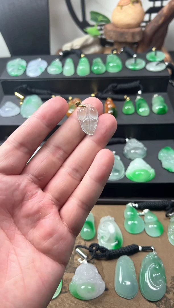 颈饰未镶嵌翡翠所见即所得，一图一物