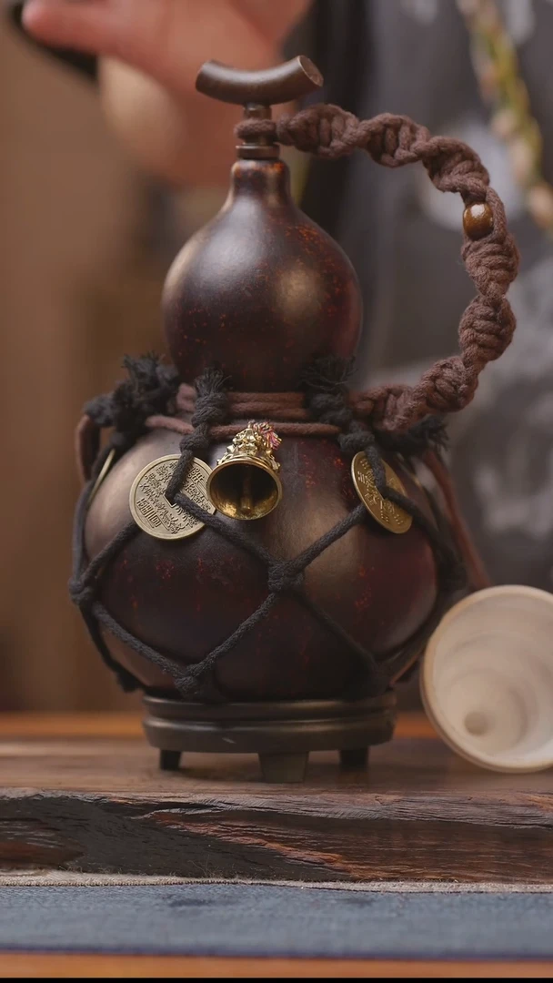 1597号精品大漆葫芦防腐防渗装水茶酒