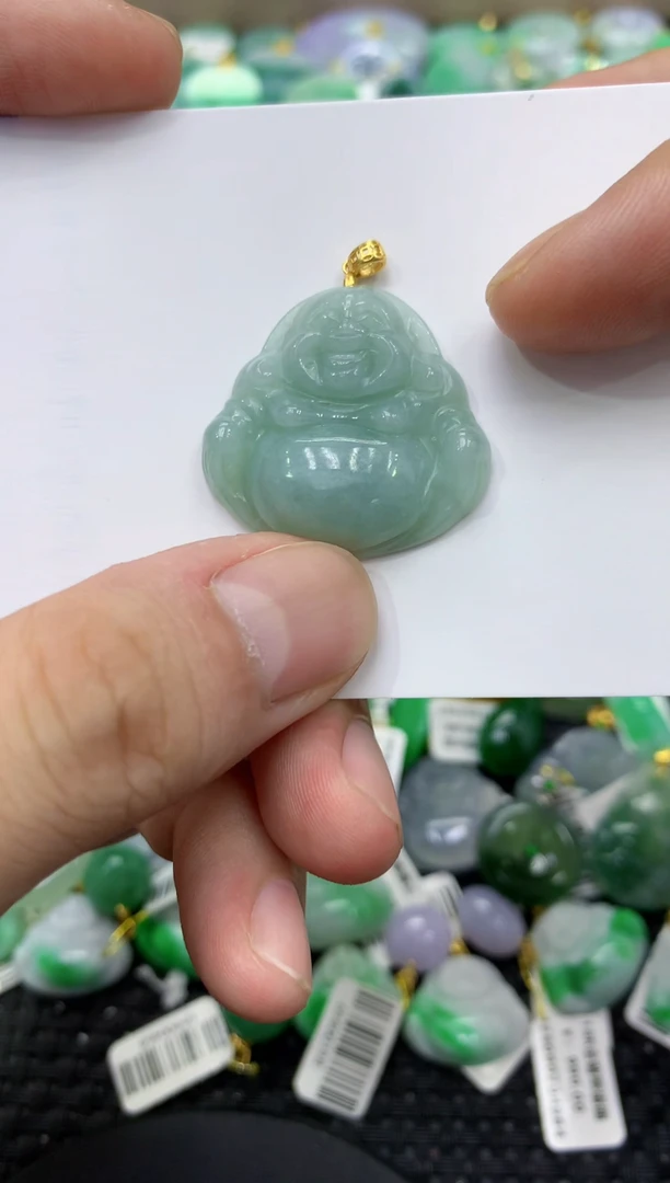 颈饰未镶嵌翡翠天然缅甸翡翠A货