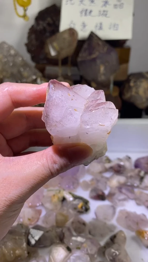未镶嵌珠宝半成品水晶34号160g四川超七花园水晶