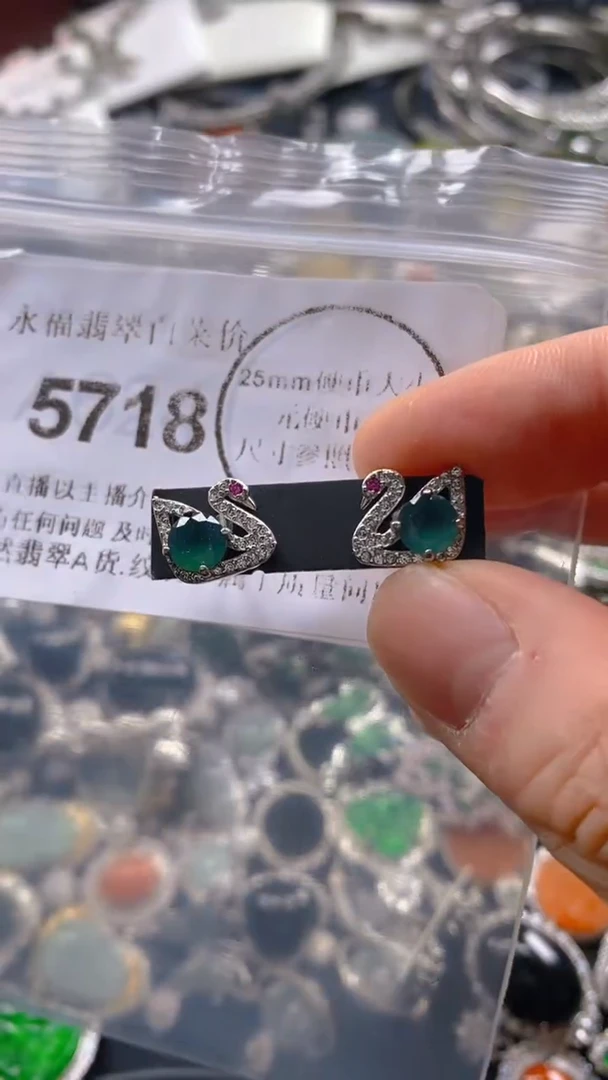 翡翠未镶嵌吊坠(不含链)5718