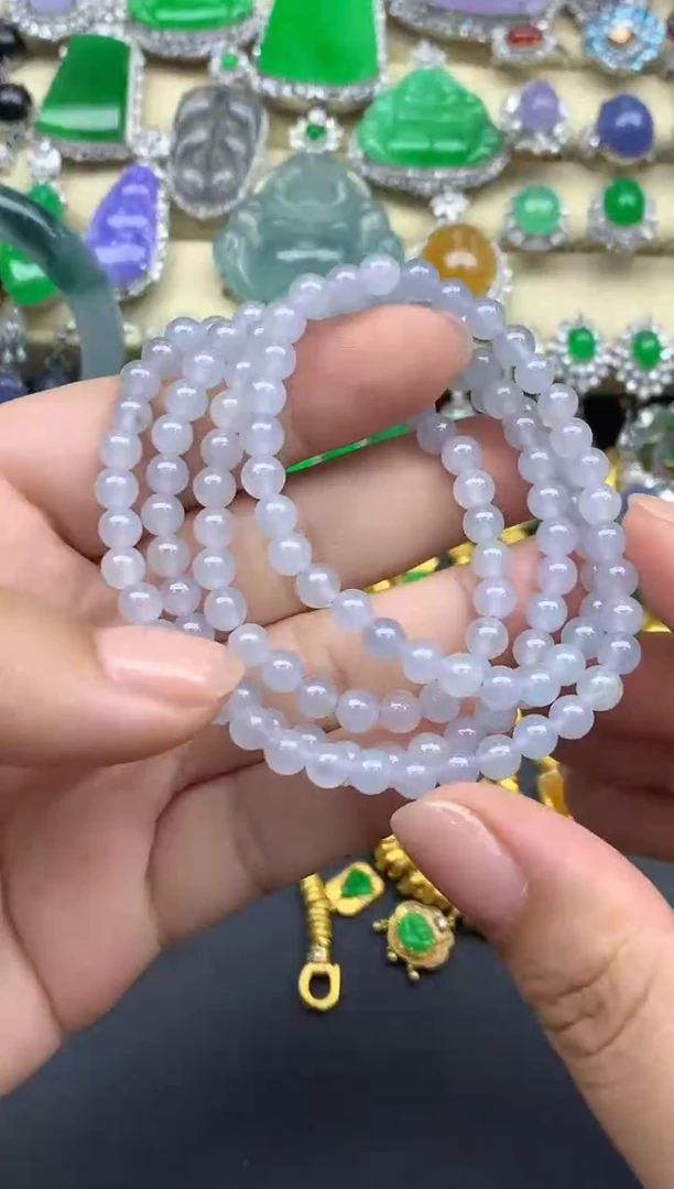 翡翠未镶嵌颈饰82-春日珠宝