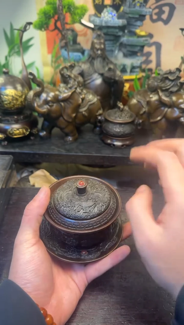 买铜就来旺铜杂货铺！（转转茶碗）