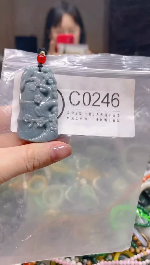 翡翠未镶嵌颈饰/C/翡翠A货一图一物