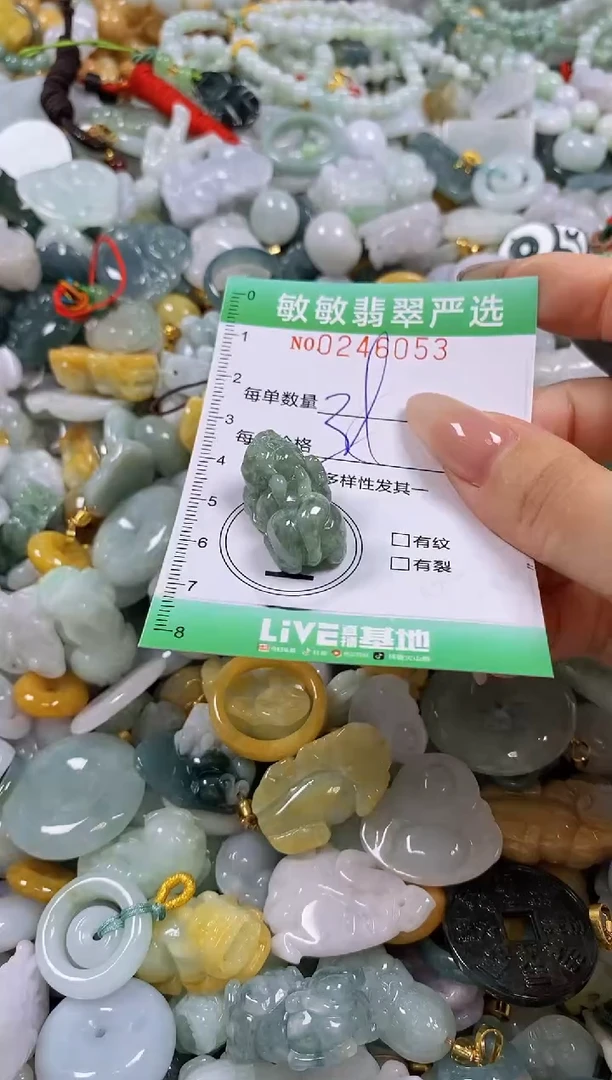 翡翠未镶嵌颈饰闪购0246053多样性发其一