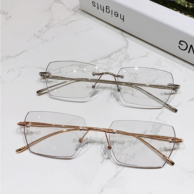 变色防蓝光眼镜 韩版超轻铜合金眼镜