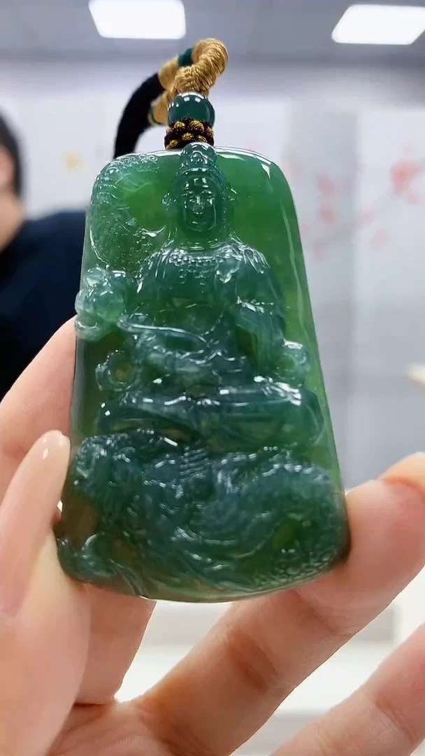 定制翡翠未镶嵌4898xx-毛货挂件213