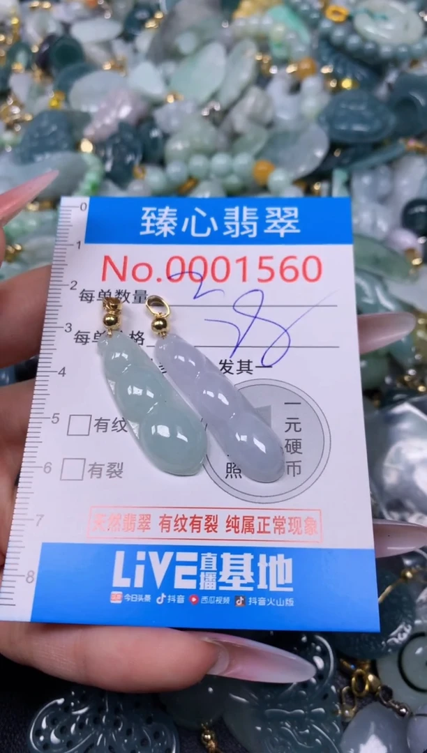 【闪购商品】翡翠颈饰未镶嵌含绳0001560