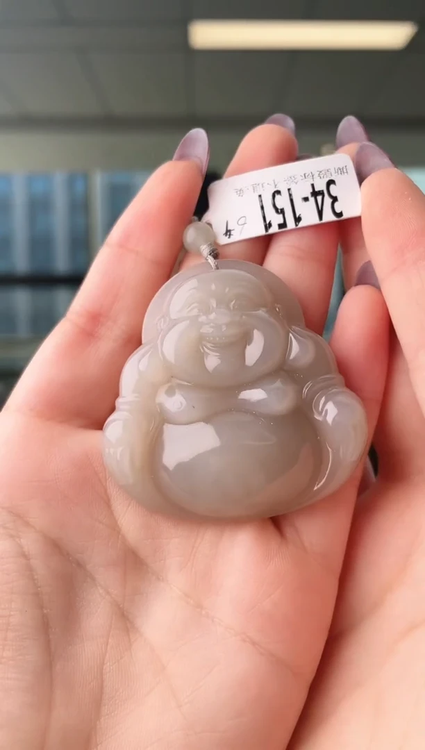 颈饰未镶嵌和田玉佛公 151